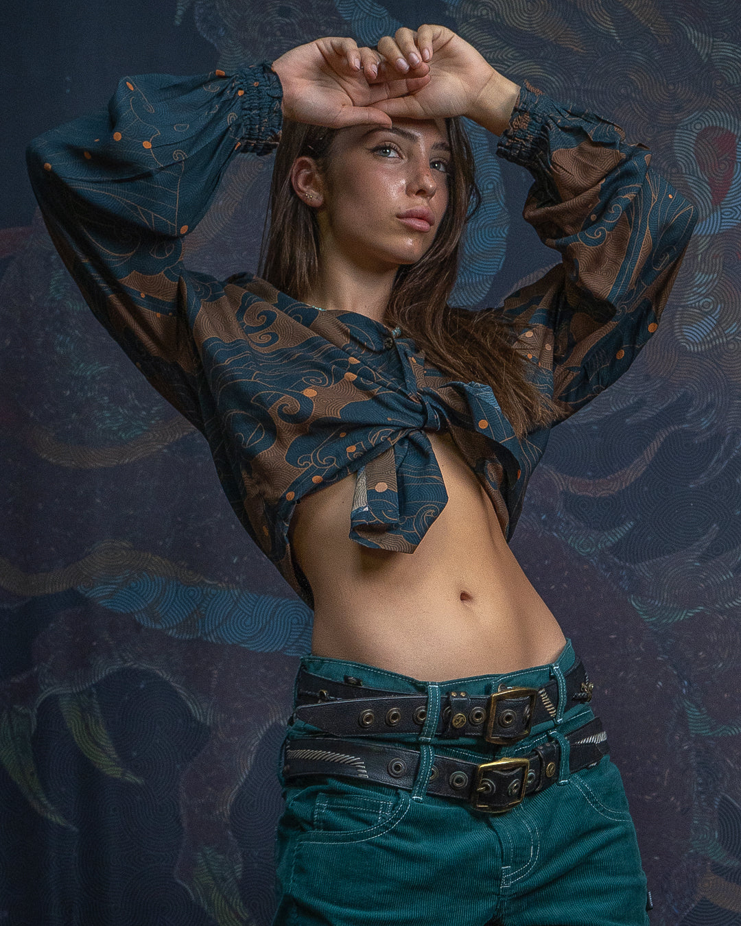 Shirt Woman Longsleeve FRUFRU / Bio Farms Bamboo - SHOGUNSEA